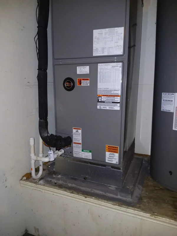 Original One Piece Mechanical air-handler field photograph