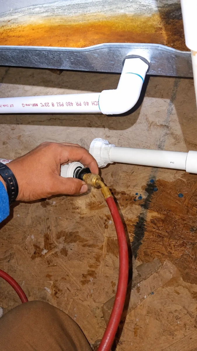Condensate service procedure